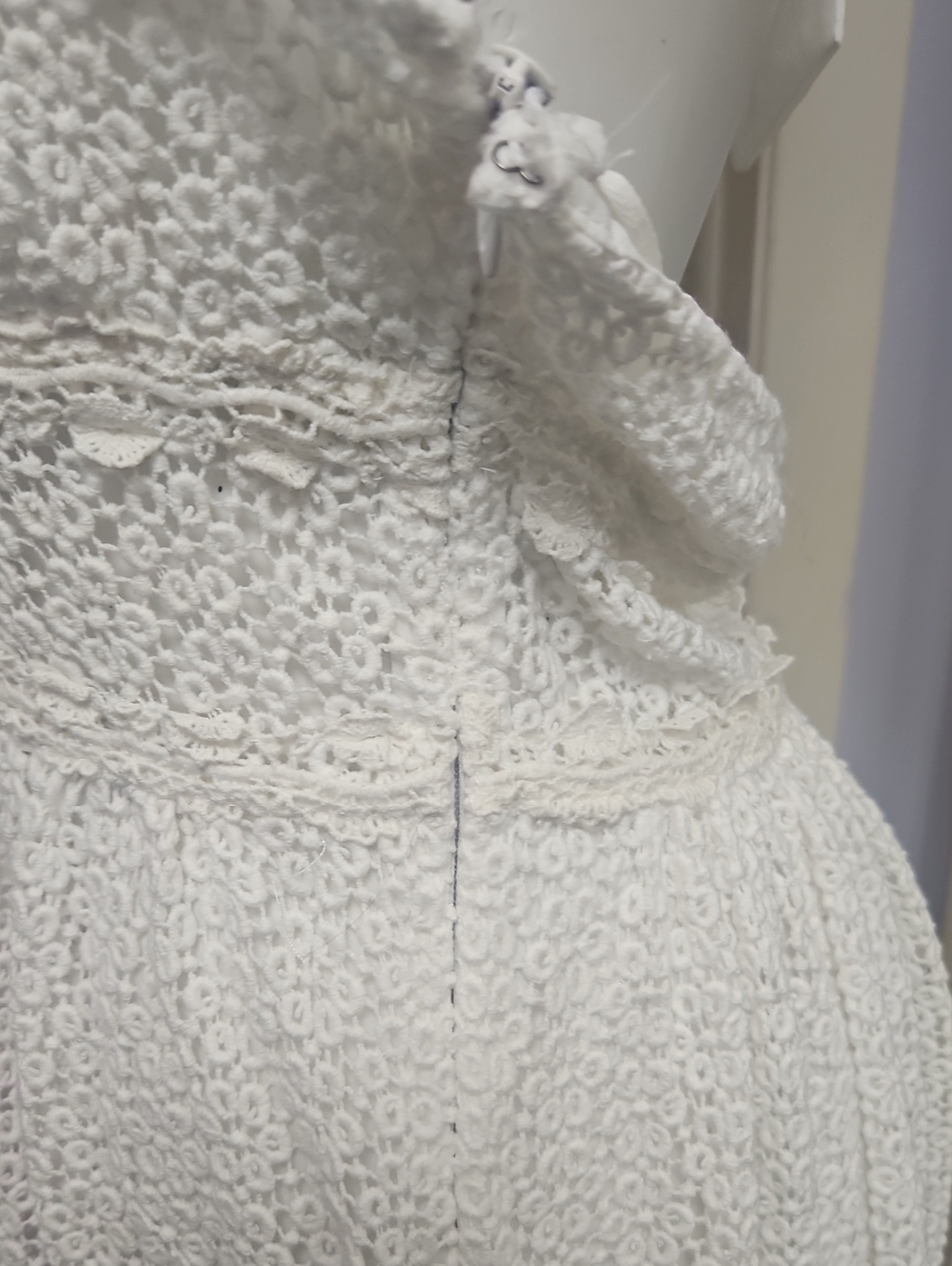 Free People Marylnn Monroe Style Crochet Halter Dress - Picture 8 of 10